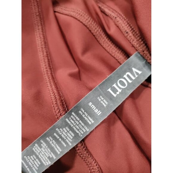 Vuori Pocket Stride Performance Leggings Inner pocket Back Zipper Leggings S - Picture 15 of 16